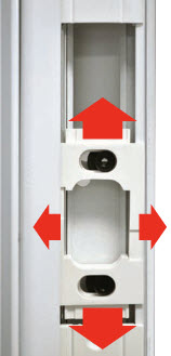 4-Way Adjustable Strike Retainer | Bayer Built Woodworks